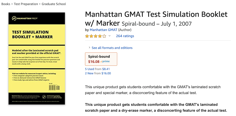 GMAT pad